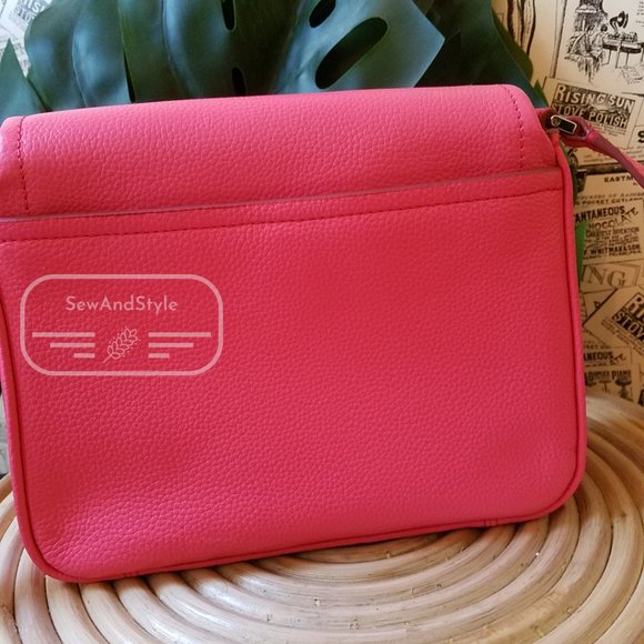 PEACH MELBA KATE SPADE RUN AROUND LARGE CROSSBODY FLAP BRAND NEW - Picture 7 of 8